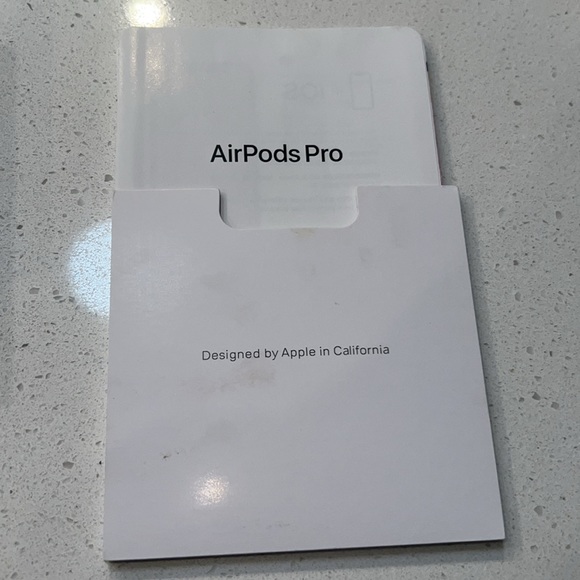 AirPods Pro Box with Manual (EMPTY BOX ONLY) APPLE Wireless Charging Case - Picture 5 of 6